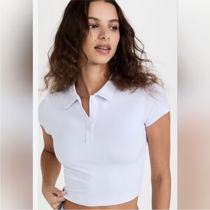 ALO Yoga Choice Polo Crop Top